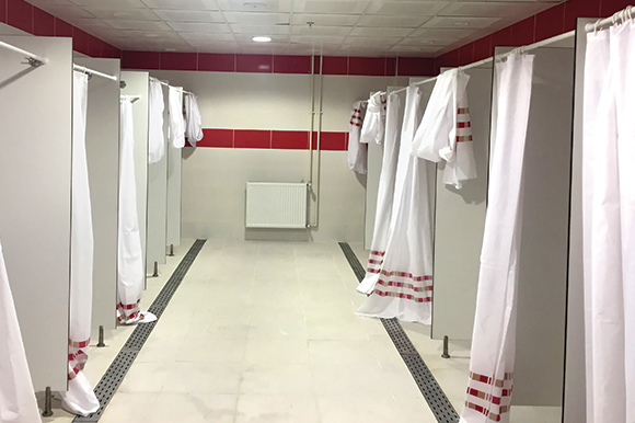 Shower Partitions and Changing Cabins